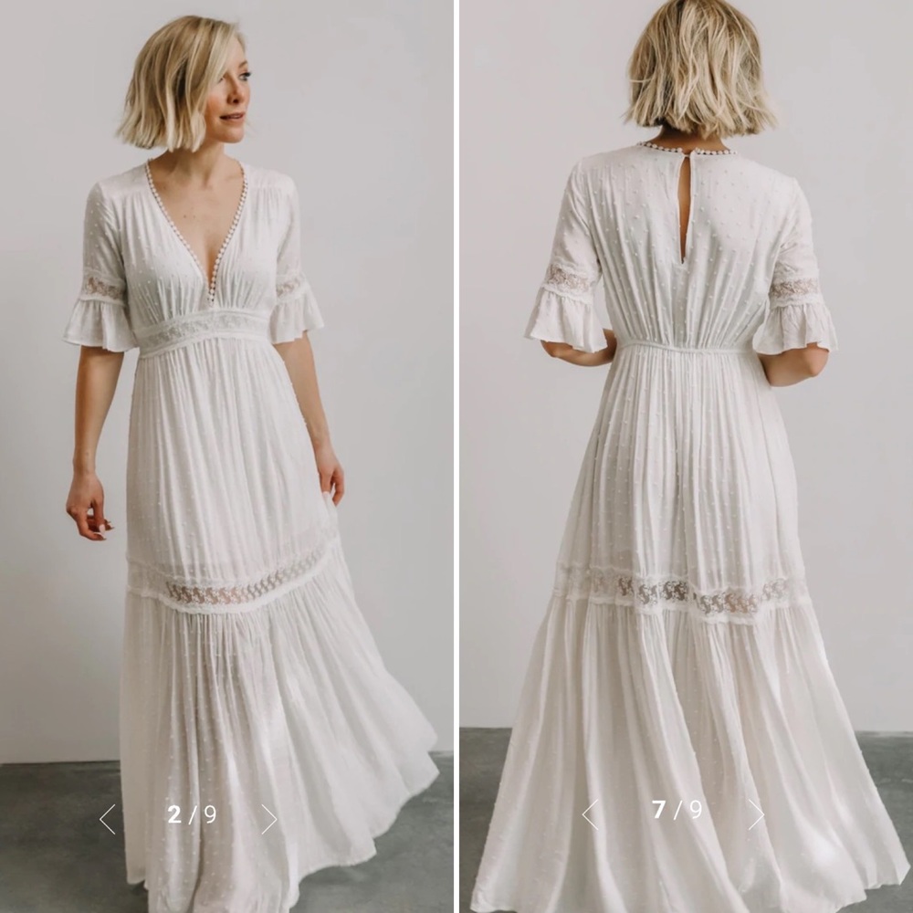Baltic Born bump friendly maternity boho dress